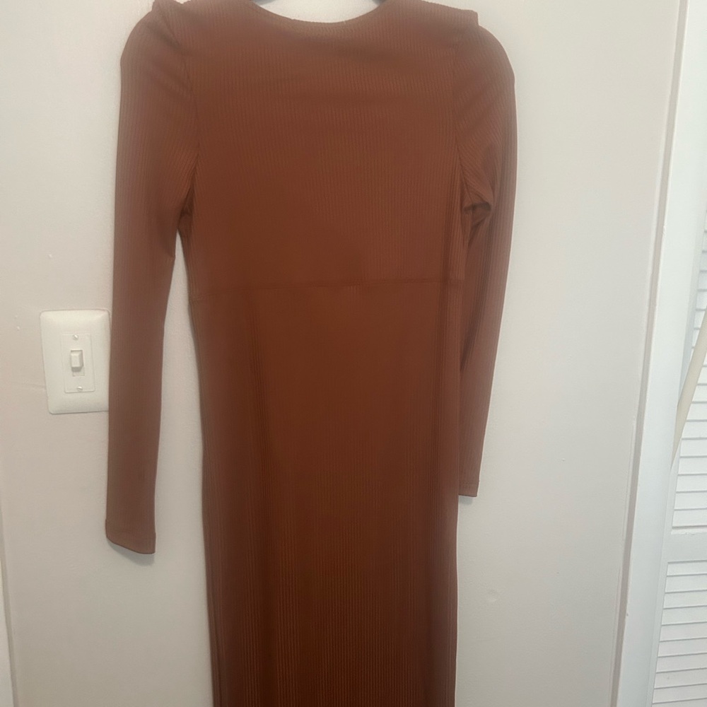 Velvet Torch Terracotta Ribbed Top - Picture 2 of 3